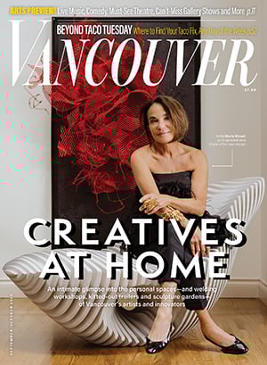 Vancouver Creatives at Home September Issue Cover Featuring Marie Khouri