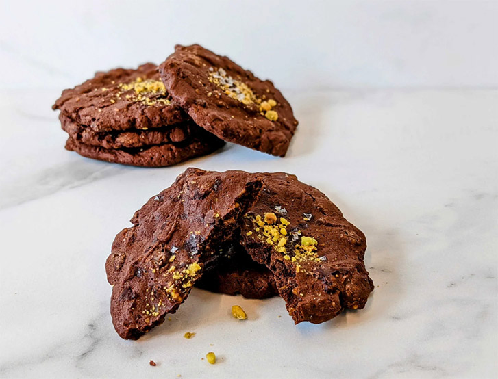 Chocolate Pistachio Cookies