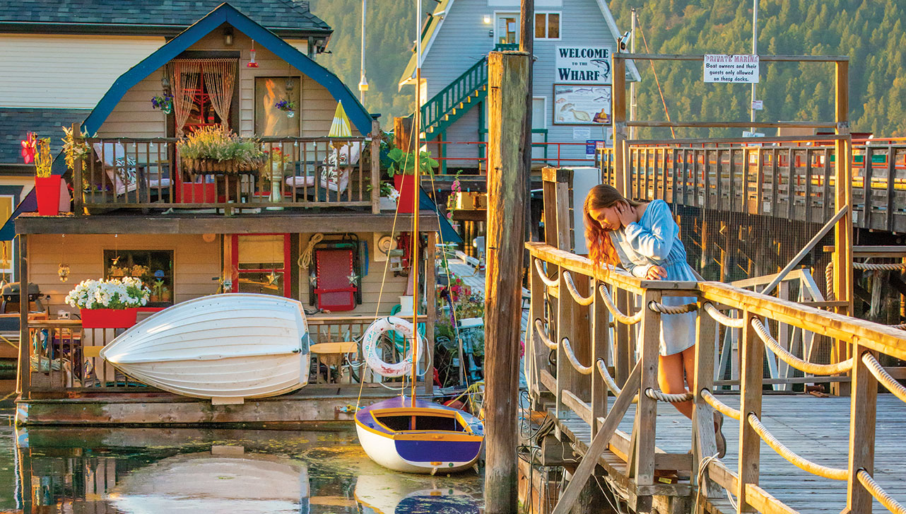 Cowichan Bay docks