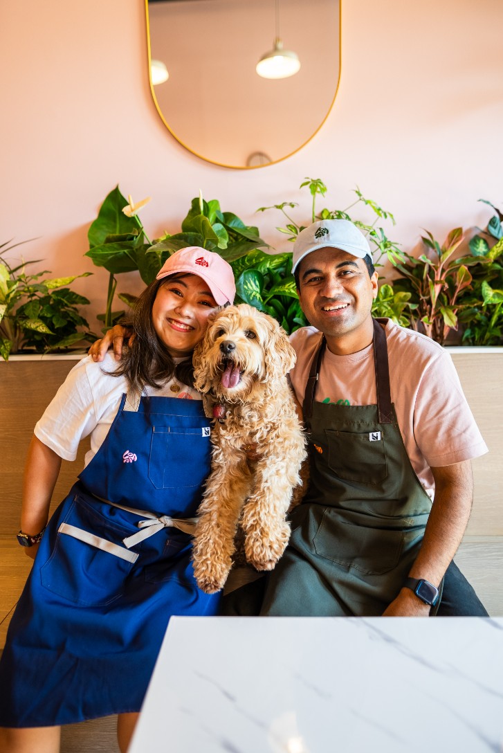 Owners Honoka Saito and Chef Rahul Negi