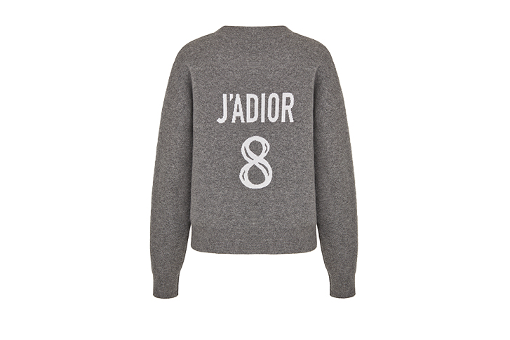 Christian Dior’s J’Adior 8 boxy cashmere crewneck sweater