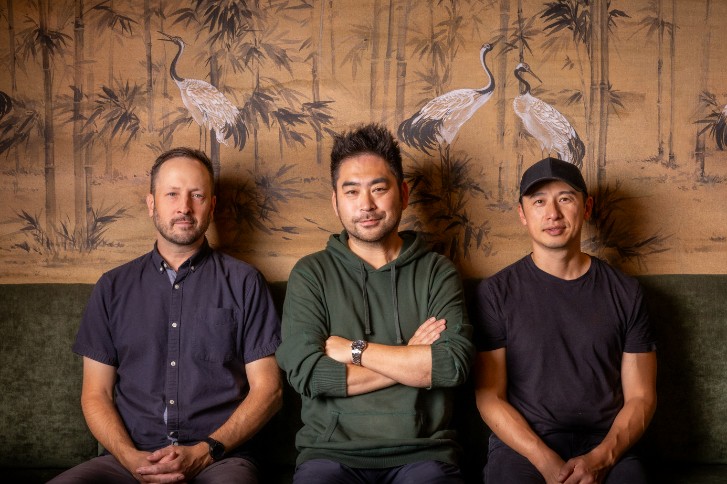 The Heritage Restaurant and Bar team (from left): bar director Derek Granton, owner Paul Zhang and Chef Jimmy Lam.