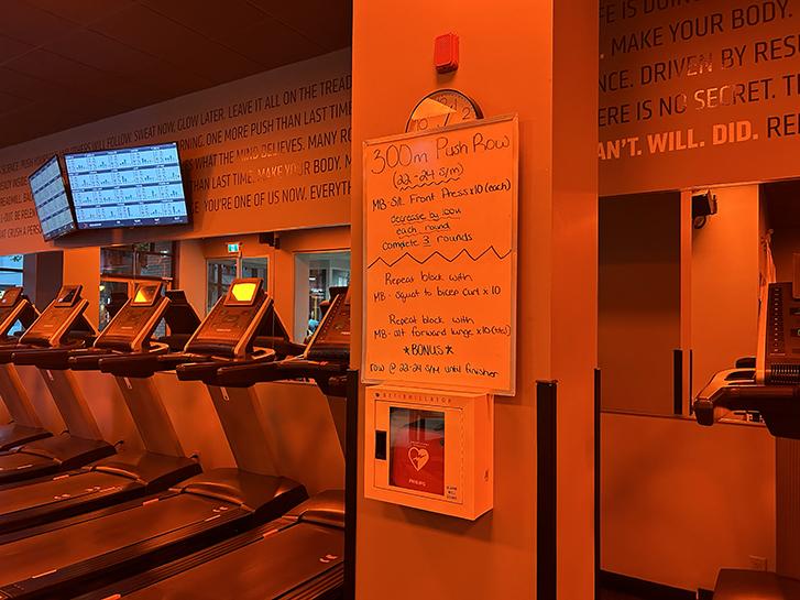 I took my first Orangetheory class & this is what happened