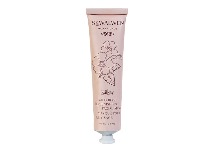 Skwálwen Botanicals Kalkáy wild rose replenishing face mask