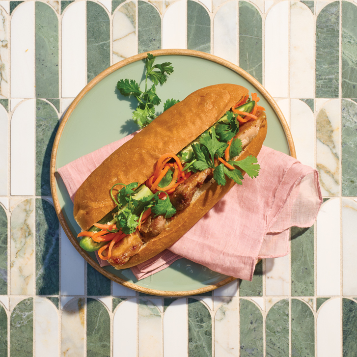 lemongrass chicken banh mi