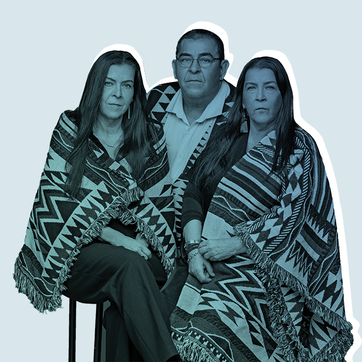 Johnna Sparrow-Crawford, Chief Wayne Sparrow, Debra Sparrow