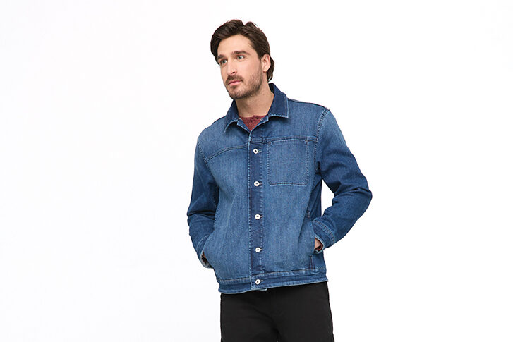 Tech Fleece denim coat