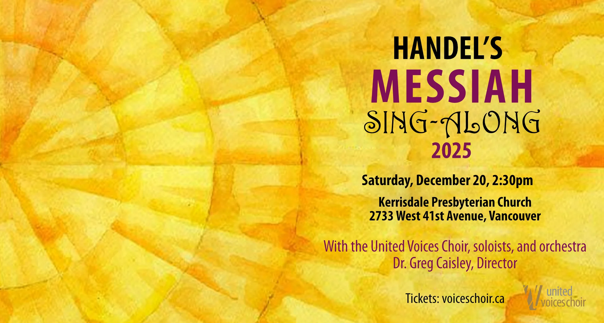 United Voices Choir: Sing-Along Messiah
