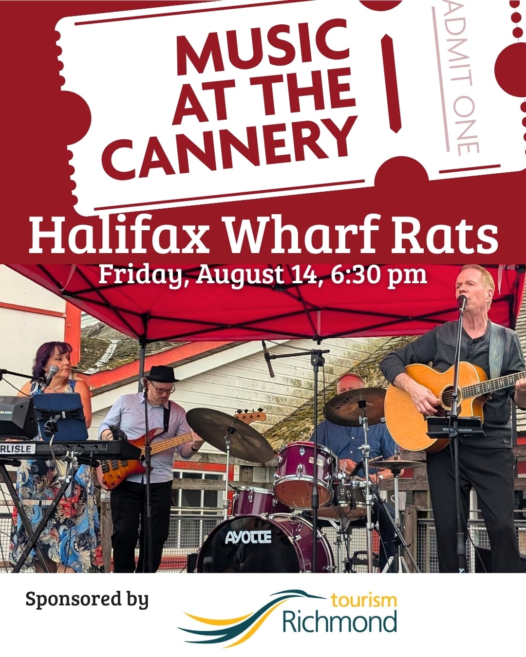 Music at the Cannery presents the Halifax Wharf Rats