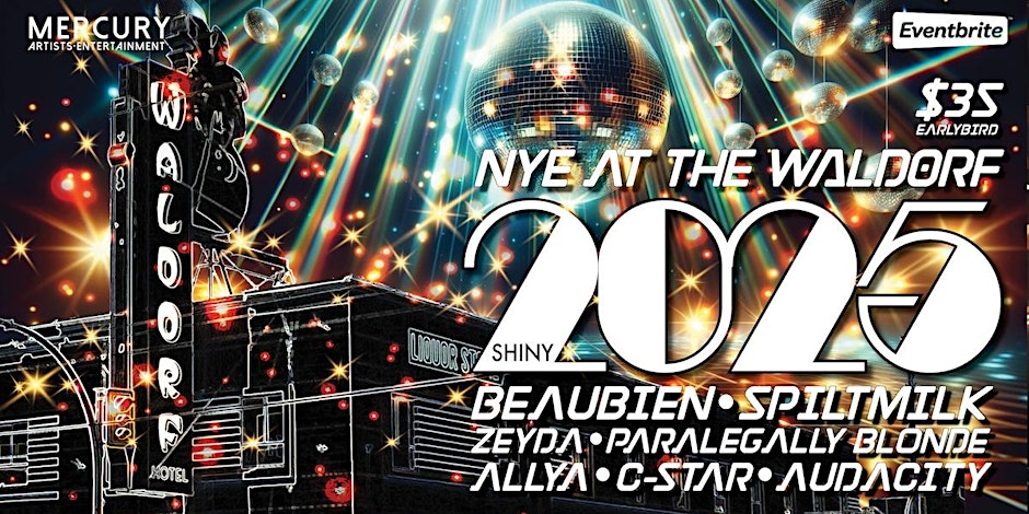 SHINY | NYE 2025 at The Waldorf Hotel – 3 Clubs – 7 DJs