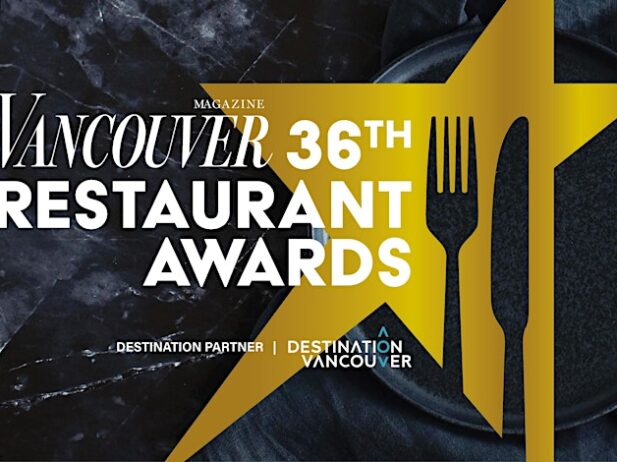 restaurant awards logo: a gold star with cutlery in front