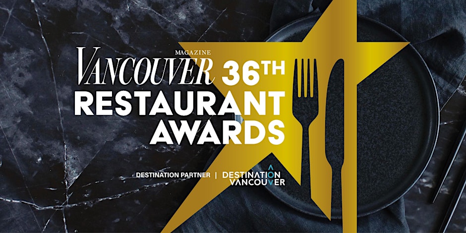 restaurant awards logo: a gold star with cutlery in front